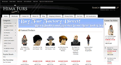 Desktop Screenshot of himafurs.com